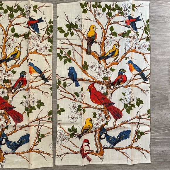 *2 Bird Tea Towels From England - Picture 3 of 7